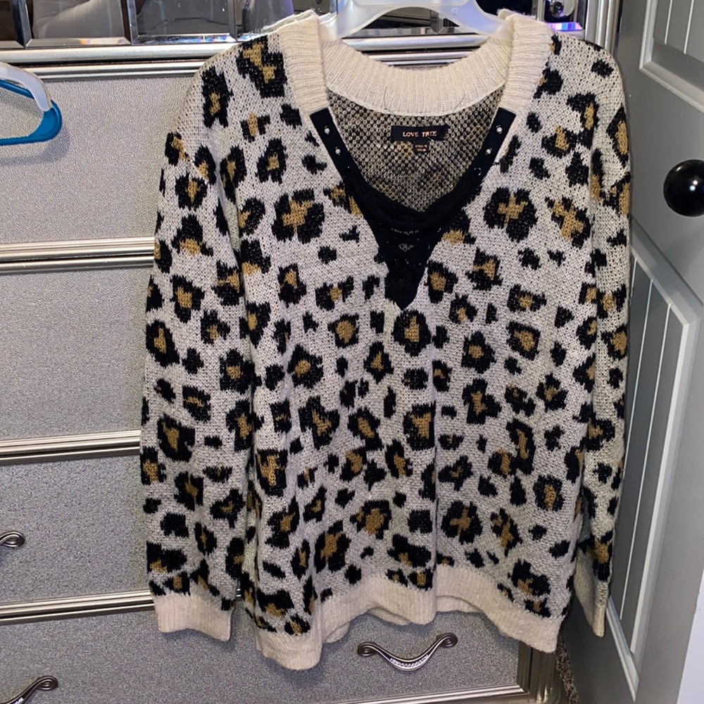Cheetah sweater
